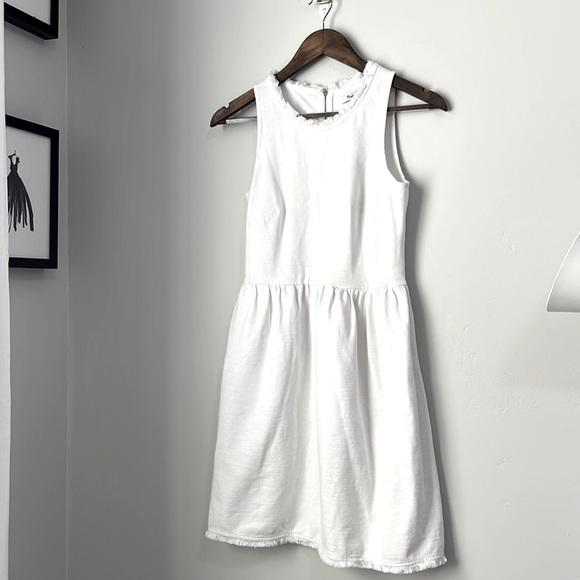 Madewell Fray Hem Dress - Picture 4 of 7